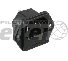 Komputerowe złącze zas. męskie montaż. z bezp. ob