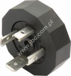 GSP3xx wtyk okrągły 3+PE, z nakrętką M27x1.5, Hirschmann, 931297000JBC