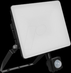 23844 LED floodlight, 30 W, 3600 lm, 3000 K, PIR sensor, black