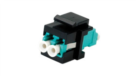 Roline Adapter Keystone Lc/Lc Duplex, Wielomodowy, Om3