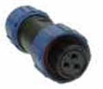 SPP1310-3GW Gniazdo 3 pin na kabel (4-6.5mm) okrągły, zakręcany, wodoodporny - gwint wewnętrzny