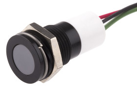 Lampka kontrolna do montażu panelowego 24V dc 14mm LED Wyprowadzenia RS PRO