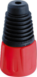 Cable grommet, red for series XLR/X connector, BSX-2-RED