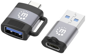 Manhattan USB 2.0 adapter [2x złącze żeńskie USB-A 3.2 Gen 1 (USB 3.0), złącze żeńskie USB-C 3.2 Gen 1 (USB 3.0) - 2x zł