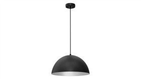 Lampa Wisząca Beta Black/White 1Xe27 35Cm Mlp8954 Milagro