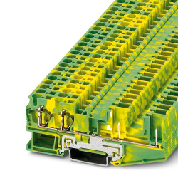 Kostka zaciskowa na szynie DIN Phoenix Contact 10 → 28AWGWtykowe ST 4-QUATTRO/2P-PE