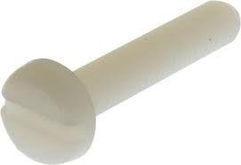 10 pcs M3x30mm Nylon Screw - for Flat Screwdriver