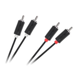 Kabel RCA 2x wtyk - 2x wtyk, 3m