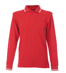 NEW MARSIGLIA RED POLO M/LUNGA