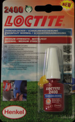Threadlocker, 5 ml, blue, medium strength, LOCTITE 2400 BC5ML EGFD