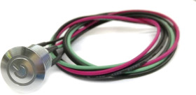 Nasadka przełącznika Chwilowy SPST średnica wycięcia 16mm, montaż panelowy RS PRO