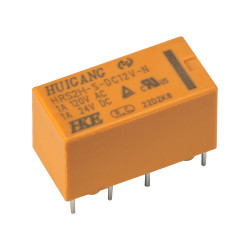 R-TECH 616289 RTD27 High Sensitivity Signal Relay 12VDC DPDT 1A 20.3&#xD7;9.9&#xD7;11.4mm