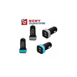 Ładowarka USB samoch. BLOW 3,1A 5V G31A zasil. USB z gn.zapaln.