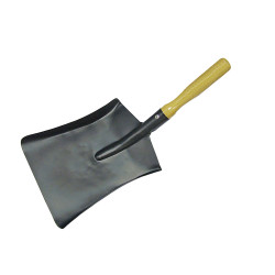 Faithfull RI63-US9ISWH Coal Steel Shovel Wooden Handle 230mm