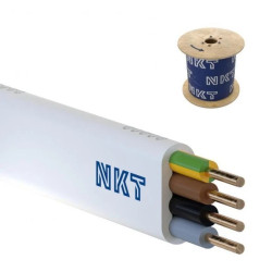 Przewód NKT instal YDYp 4x1,5 żo 450/750V /szpula 500m/