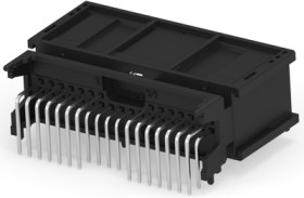 Plug, 32 pole, angled, 2 rows, beige, 1-2177419-3