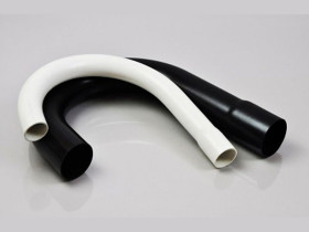 Kolanko zwrotne 180st. 37 białe 09.82 ELEKTROPLAST STRÓŻA