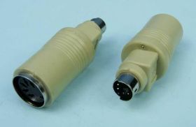 PRZEJ.WT.MINI DIN-6-&gt;GN.DIN-5 DO!KLAWIAT