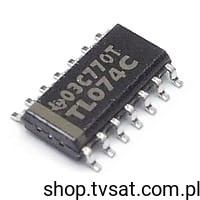 TL074CDR Quad J-FET Amplifier SMD-SO14 TI