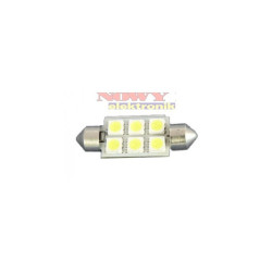 Dioda LED T10X36CANBUS 6SMD5050W biała