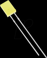 2534Y1D-KHB-C 2x5mm LED, rectangular, yellow, 250 mcd, 120°