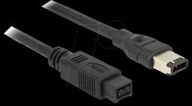 82596 Firewire B 9 Pin plug / 6 Pin plug 2,0 m