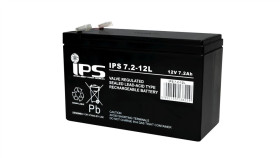 Ips 7.2-12L Akumulator Agm 12V 7,2Ah 6-9Lat T2 6,3Mm