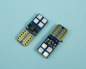 R-10/T-10 12V 8xLED BLUE 1,9W