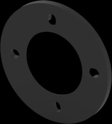 Seal, Ø 68 mm, black for ANSI C136.41-2013, 2213626-1