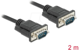 86574 Serial cable, RS-232, connector/connector, 2 m