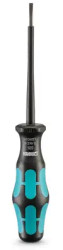 VDE screwdriver, 2.5 mm, slotted, BL 80 mm, L 161 mm, 1205037