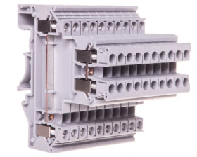 Złączka przelotowa 2-poziomowa 2,5mm2 szara UKKB 3 2771010 /50szt./