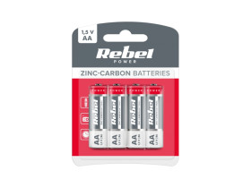 Baterie REBEL GREENCELL R6 4szt/bl