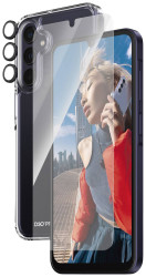 PanzerGlass 3-in-1 Ultra Wide Fit Bundle "Glass + Case + Lens" Zestaw pokrywa + szkło ochronne Samsung Galaxy A25 5G B04