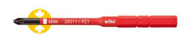 Wkrętak z wymiennymi końcówkami Wiha SlimBit electric 34586 krzyżakowy Pozidriv PZ 2 75 mm