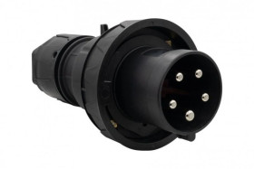 Wtyczka siłowa 63A 5p 380V-415V /FE/ IP67 czarna