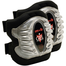 MOB 6193000001 Knee Pad Black 1 Pair Hard Support One Size Gel Inlay