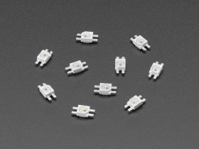 Adafruit NeoPixel Reverse Mount RGB LEDs - 10 Pack of SK6812-E