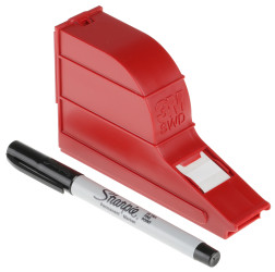 Zestaw oznaczeń do kabli Przylepny 3M zakres 2.3 → 7.9mm Write-On Label Dispenser ilość 250