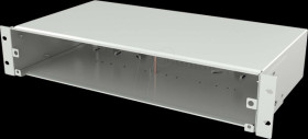 VSB2HE-A-GR Splice box extendable 2U without front panel, unloaded gray