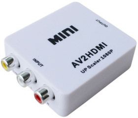 ADAPTER PRZEJŚCIÓWKA SYGNAŁU AUDIO-VIDEO 3XRCA NA HDMI 720P 1080P (ZLHDMI-AV2HDMI)