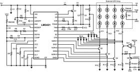 3-channel constant current LED driver with integrated boost controller