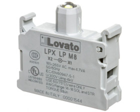 Lampka sygnalizacyjna LED biała 185-265V AC LPXLPM8