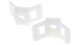 Mocowanie Opaski Kablowej, 30Mm X 14,7 Mm, Kolor: Naturalny, 100-Szt., Rs Pro