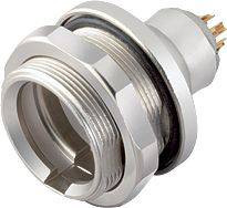 binder 09 4932 081 08-20 Złącze żeńskie kołnierzowe złącze żeńskie proste, złącze żeńskie z kołnierzem Seria: 430 Łączna