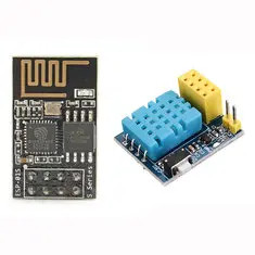 Moduł ESP8266 ESP-01 ESP-01S czujnika temperatury i wilgotności DHT11 przez WiFi + Moduł ESP8266 ESP-01S Przenośny Moduł Szybkie