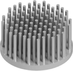 Pin heatsink, (Ø x H) 40 x 20 mm, 6.05 to 1.05 K/W, natural aluminum, 10006886