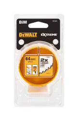 Otwornica Ø: 64mm Bimetal DeWALT Otwornica gł. cięcia: 44mm
