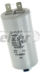 Kond. silnikowy rozruch. 12uF 450V konektor Ĺ›ruba