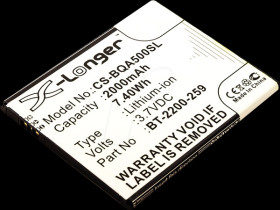 10313 Smartphone battery for BQ devices, Li-Ion, 2000 mAh